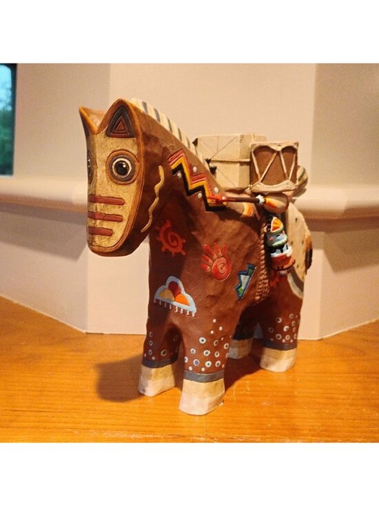 Robert Shields Design Other - Robert Shields Storyteller Horse Figurine Large 7" Tall Resin Southwest Western